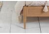 4ft6 Double Leonie French Style,Oak & Rattan Wood Wooden Bed Frame 4